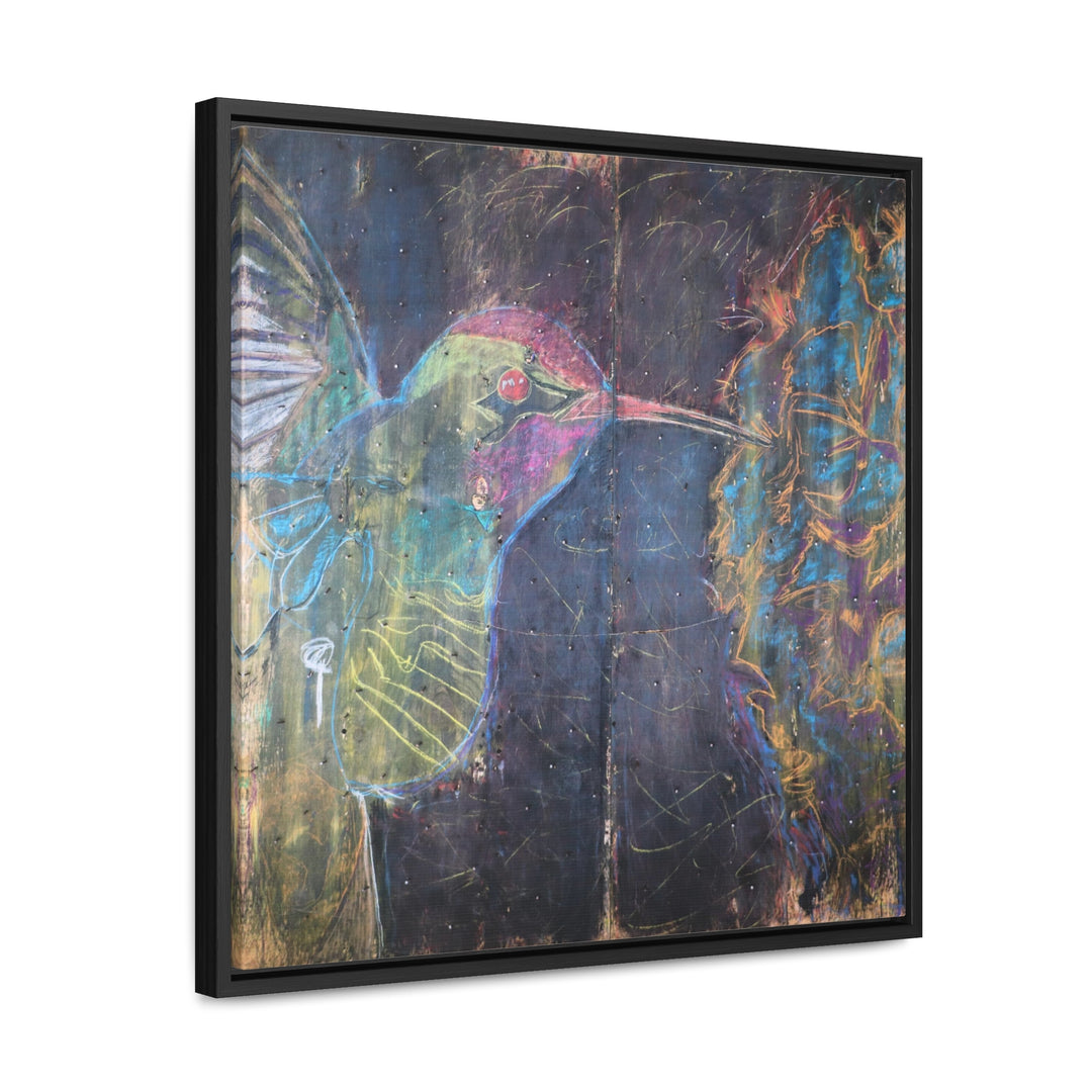 "Hummingbird #5" Gallery Wrapped/Framed Canvas (MFG by Printify)