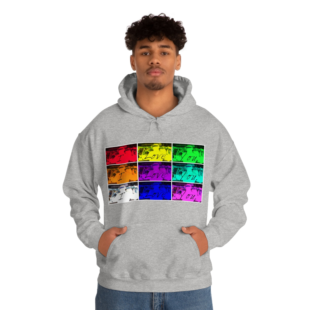 "I Love You" Hooded Sweatshirt