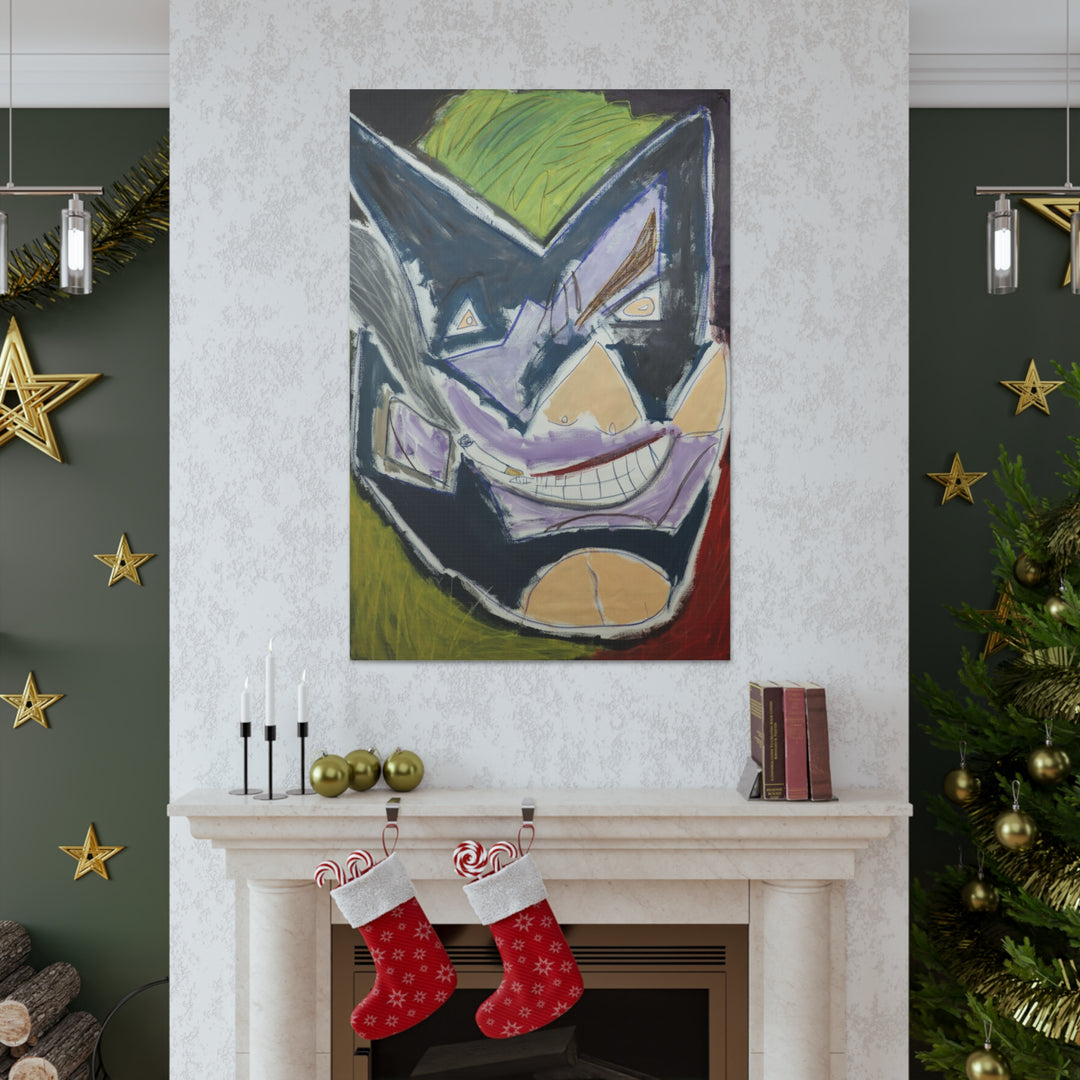 "Joker Batman" Gallery Wrapped Canvas (MFG by Sensaria)