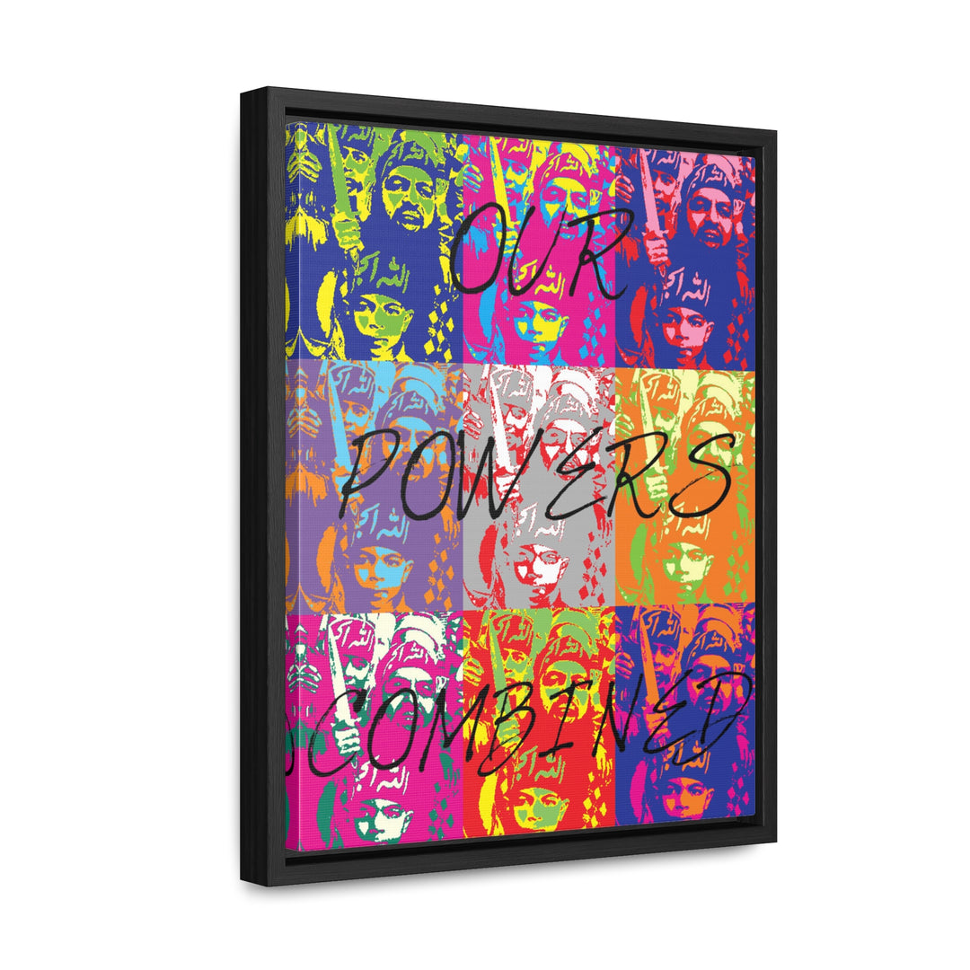 "Our Powers Combined" Gallery Wrapped/Framed Canvas