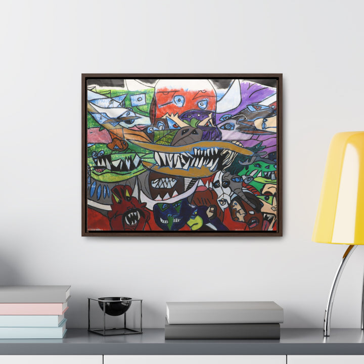 "Oni" Gallery Wrapped/Framed Canvas