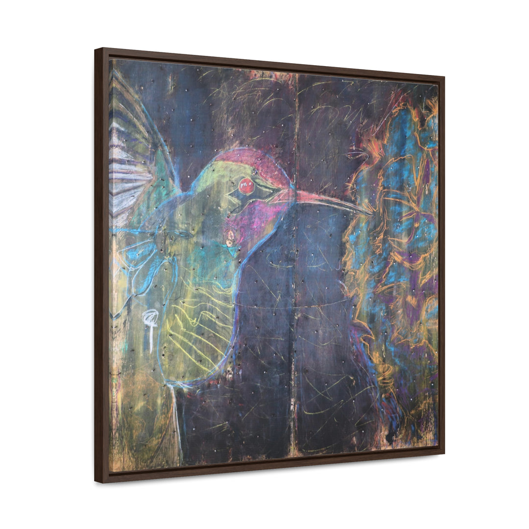 "Hummingbird #5" Gallery Wrapped/Framed Canvas (MFG by Printify)