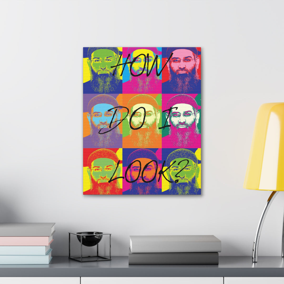 "How Do I Look" Gallery Wrapped Canvas