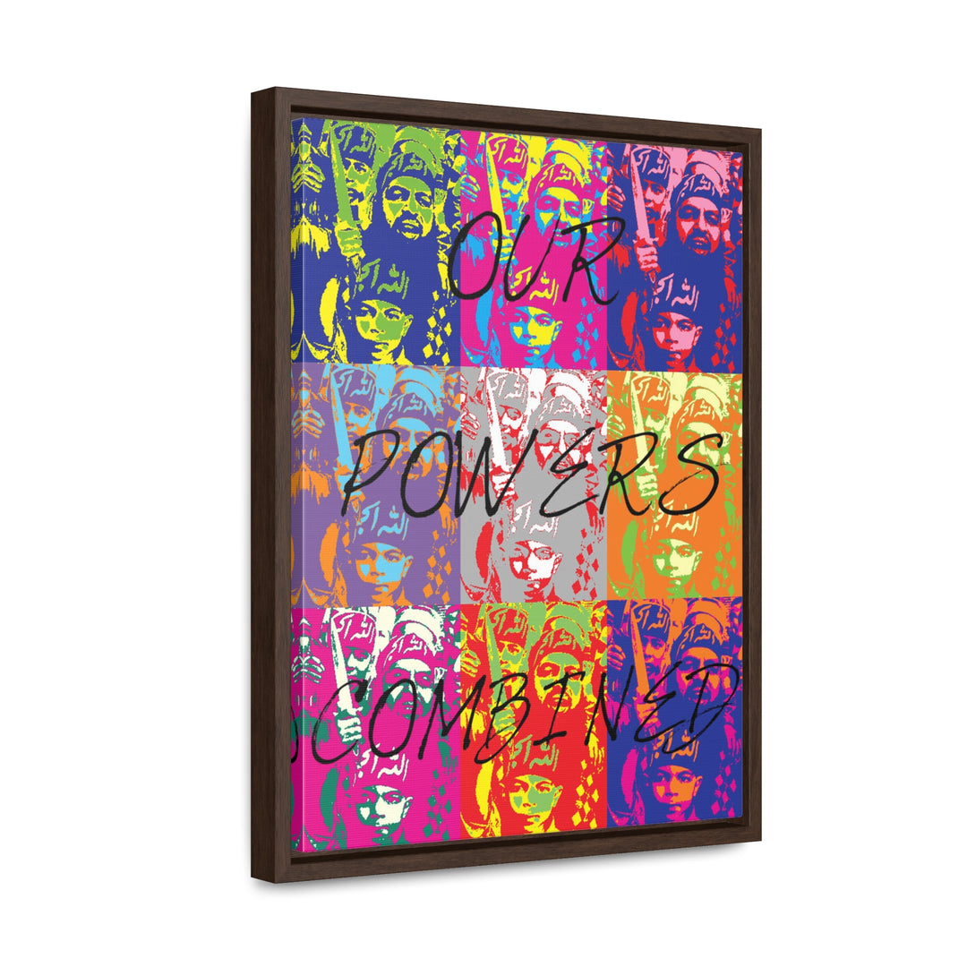 "Our Powers Combined" Gallery Wrapped/Framed Canvas