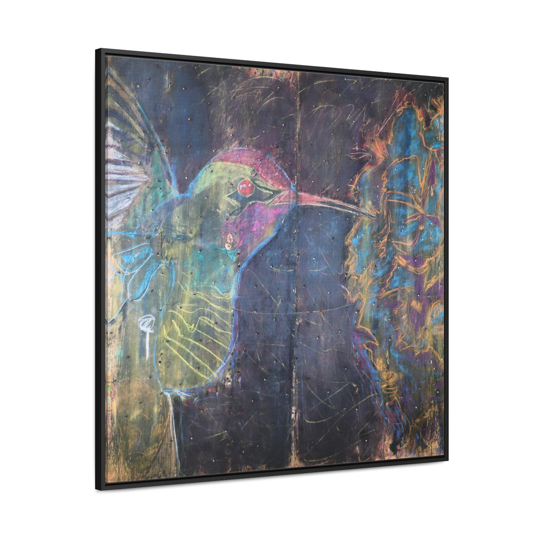 "Hummingbird #5" Gallery Wrapped/Framed Canvas (MFG by Printify)