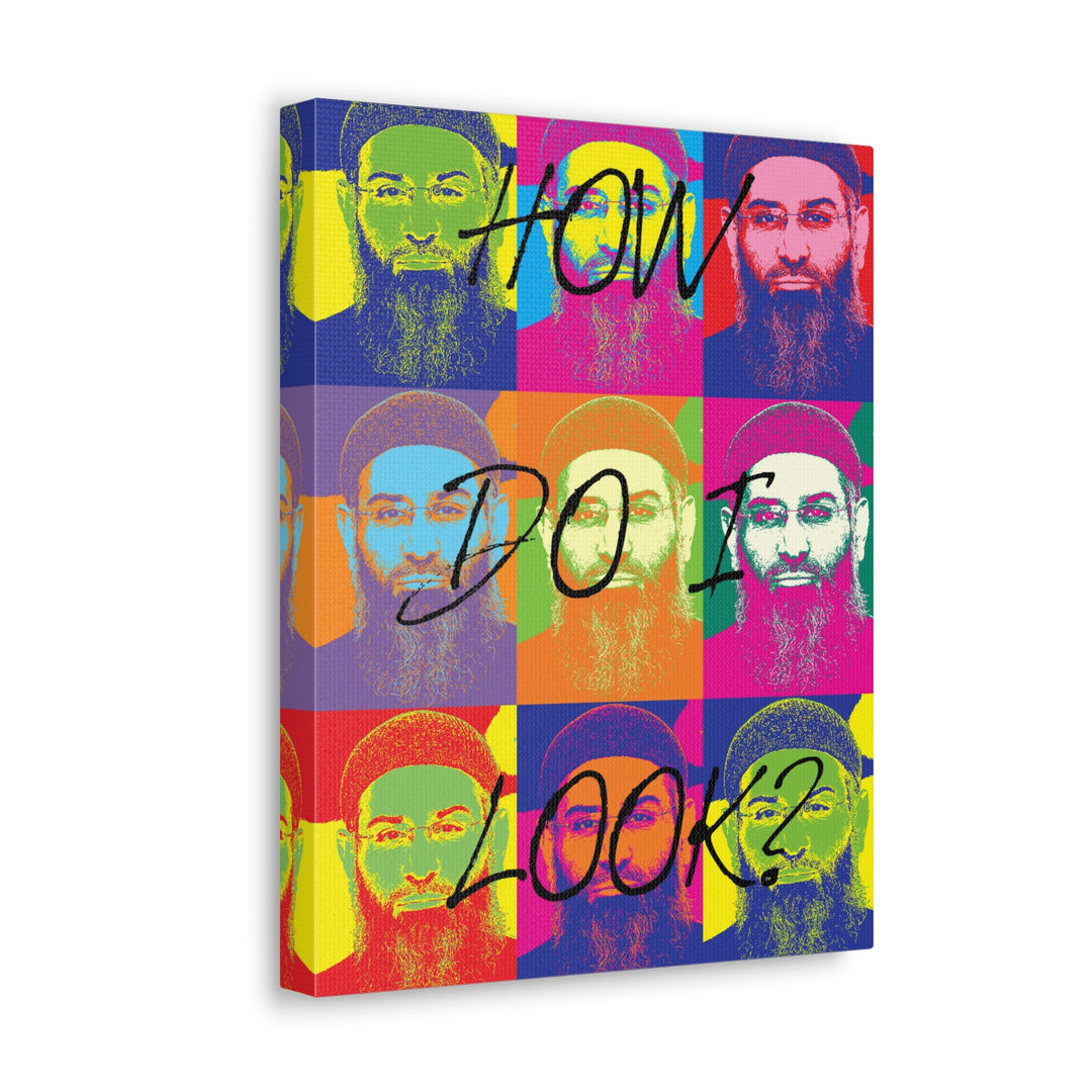 "How Do I Look" Gallery Wrapped Canvas