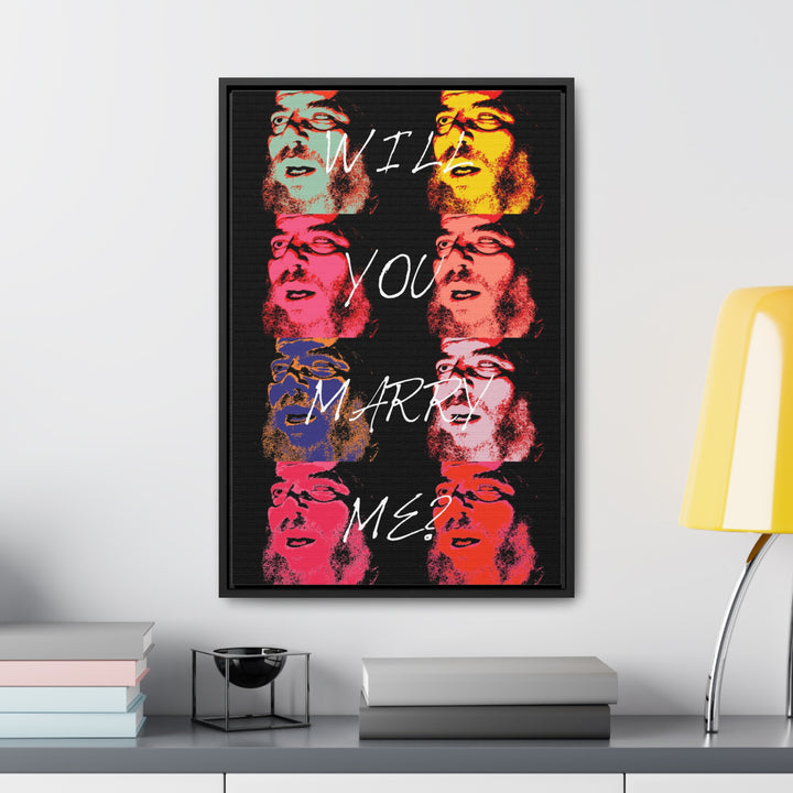 "Will You Marry Me?" Gallery Wrapped/Framed Canvas