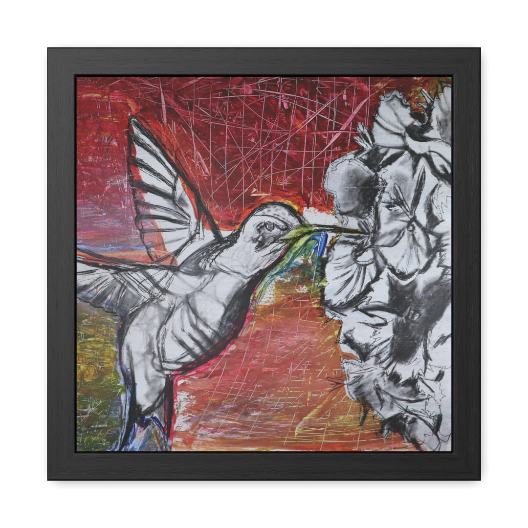 "Hummingbird #1" - Framed Poster (Unmatted)