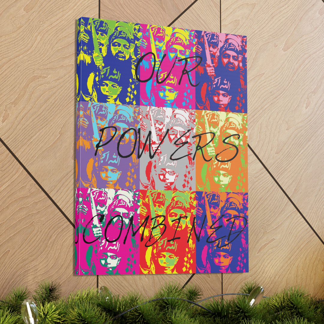 "Our Powers Combined" Gallery Wrapped Canvas