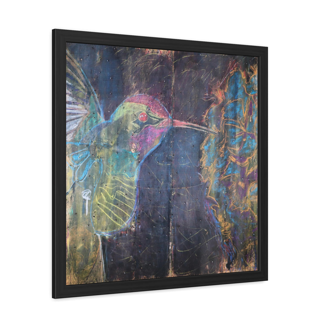 "Hummingbird #5" - Framed Poster (Unmatted)