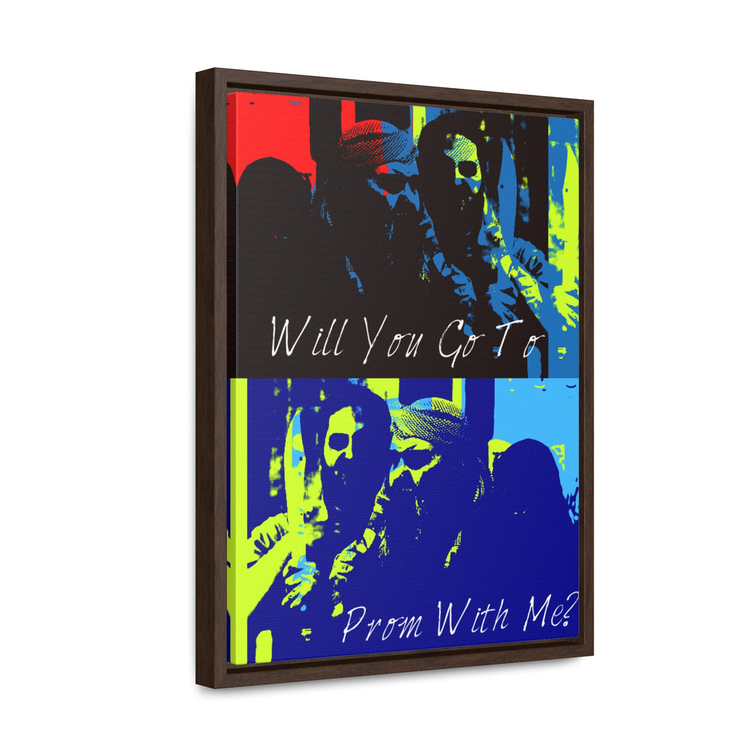 "Will You Go to Prom With Me" Gallery Wrapped/Framed Canvas