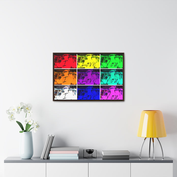 "I Love You." Gallery Wrapped/Framed Canvas