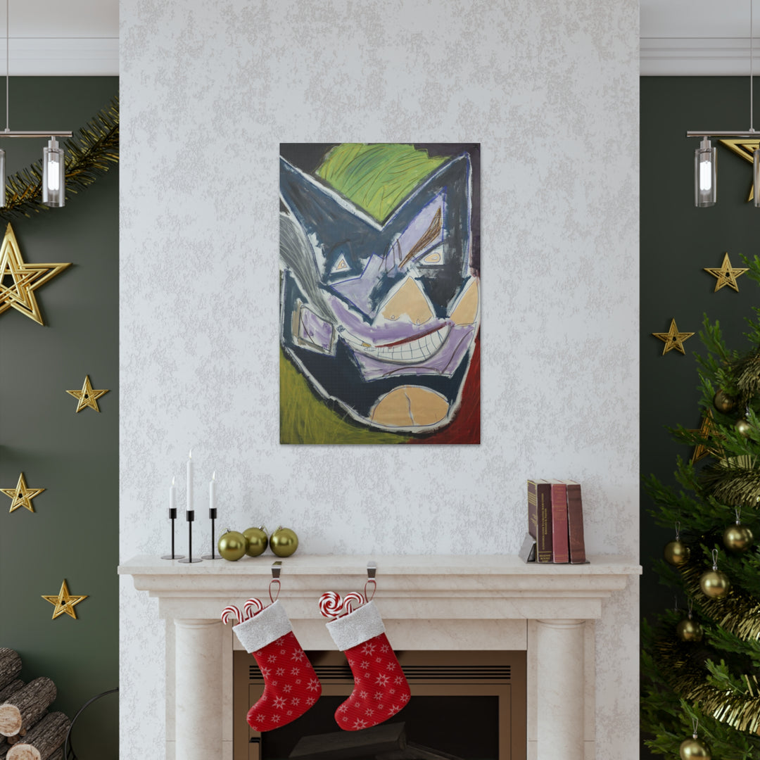 "Joker Batman" Gallery Wrapped Canvas (MFG by Sensaria)