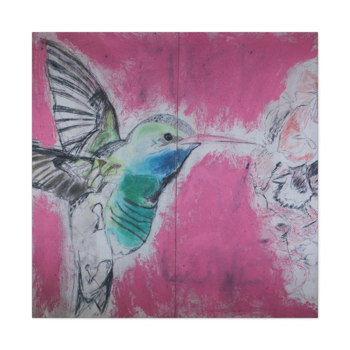 "Hummingbird #4" - Gallery Wrapped Canvas (MFG by Printify)