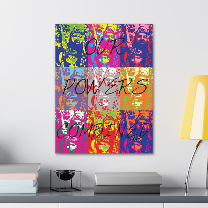 "Our Powers Combined" Gallery Wrapped Canvas