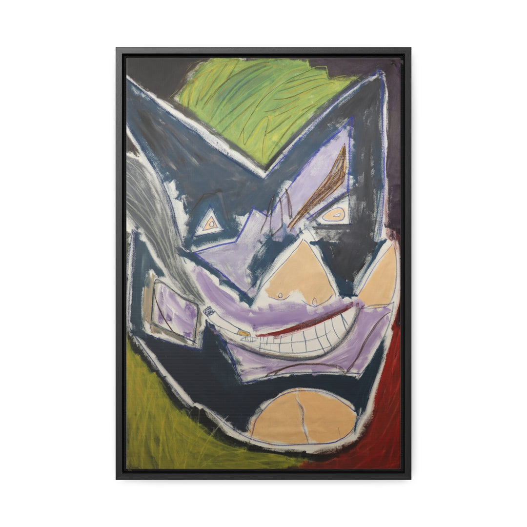 "Joker Batman" Gallery Wrapped/Framed Canvas (MFG by Sensaria)