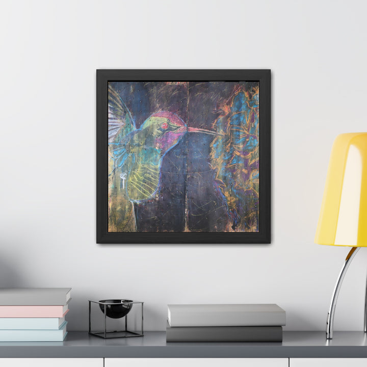 "Hummingbird #5" - Framed Poster (Unmatted)