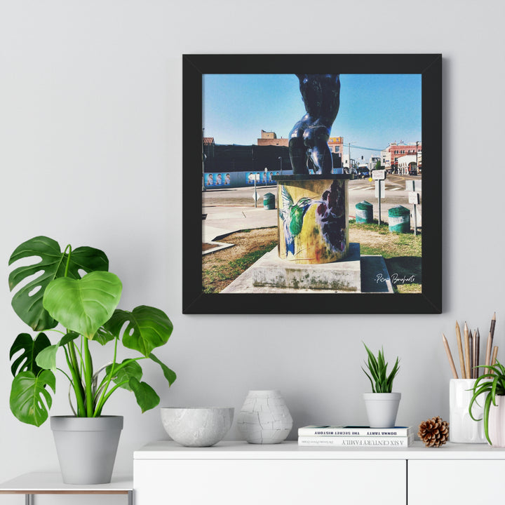 "Hummingbird #2 Venice Beach, CA" - Framed Print