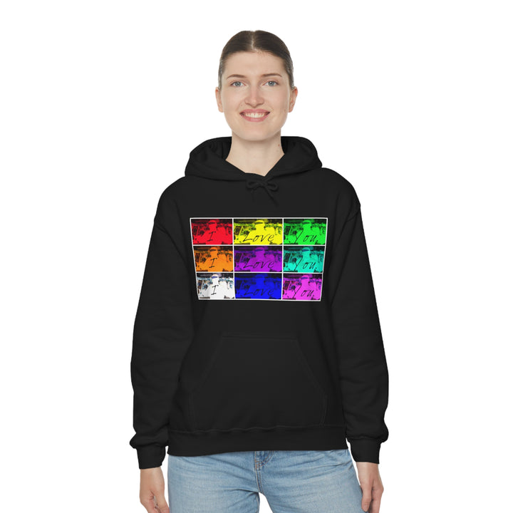 "I Love You" Hooded Sweatshirt