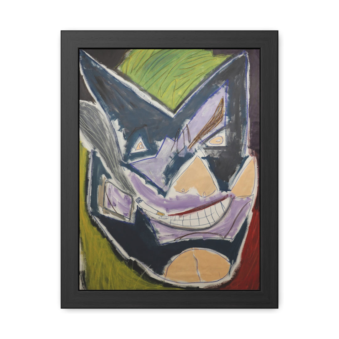 "Joker Batman" Framed Poster (MFG by Printify)