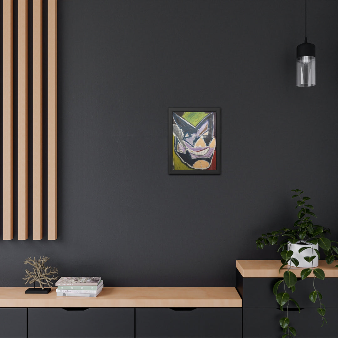 "Joker Batman" Framed Poster (MFG by Printify)