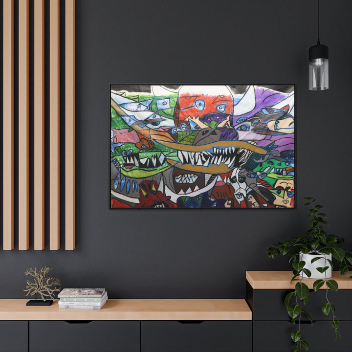 "Oni" Gallery Wrapped/Framed Canvas