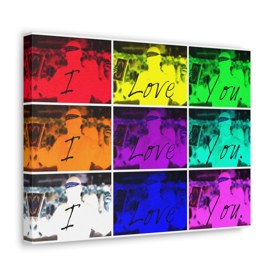 "I Love You" Gallery Wrapped Canvas