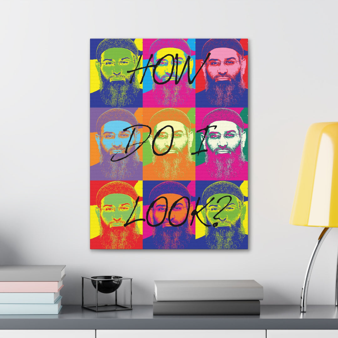 "How Do I Look" Gallery Wrapped Canvas