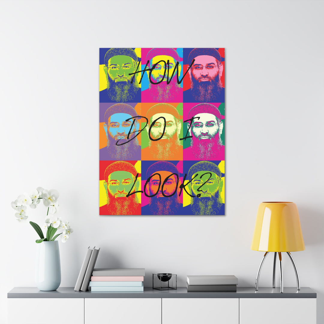 "How Do I Look" Gallery Wrapped Canvas