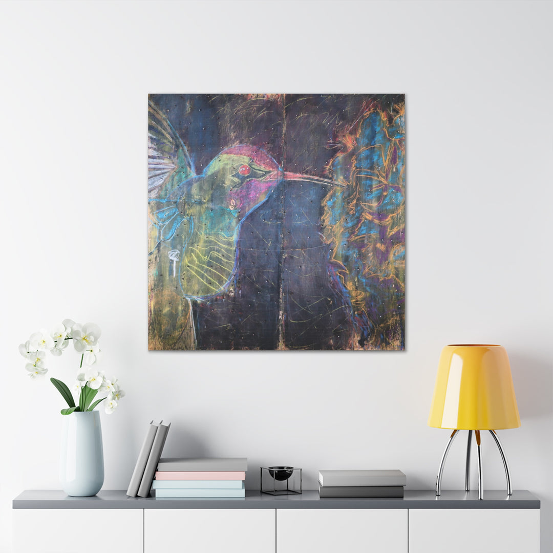 "Hummingbird #5" - Gallery Wrapped Canvas (MFG by Printify)