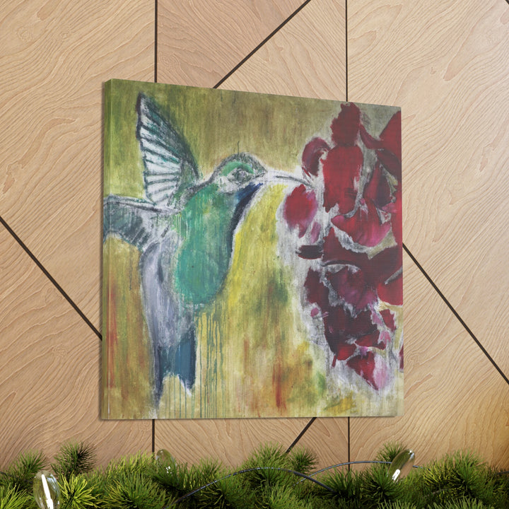 "Hummingbird #2" - Gallery Wrapped Canvas (MFG by Printify)