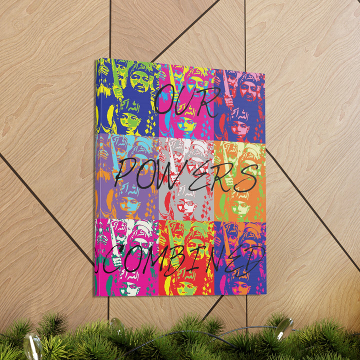 "Our Powers Combined" Gallery Wrapped Canvas