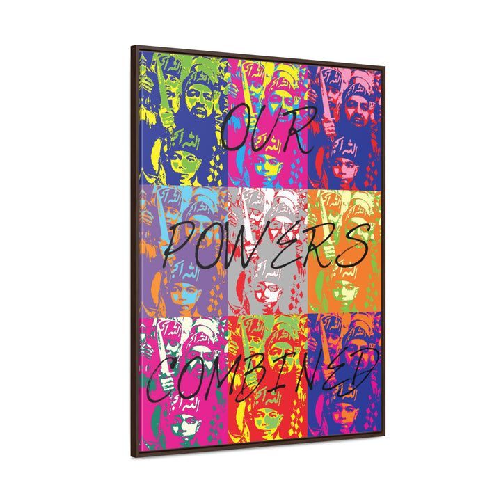 "Our Powers Combined" Gallery Wrapped/Framed Canvas