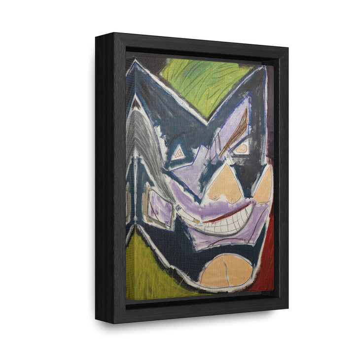 "Joker Batman" Gallery Wrapped/Framed Canvas (MFG by Sensaria)