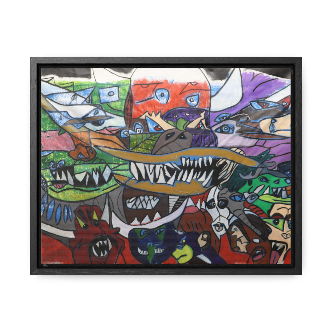 "Oni" Gallery Wrapped/Framed Canvas