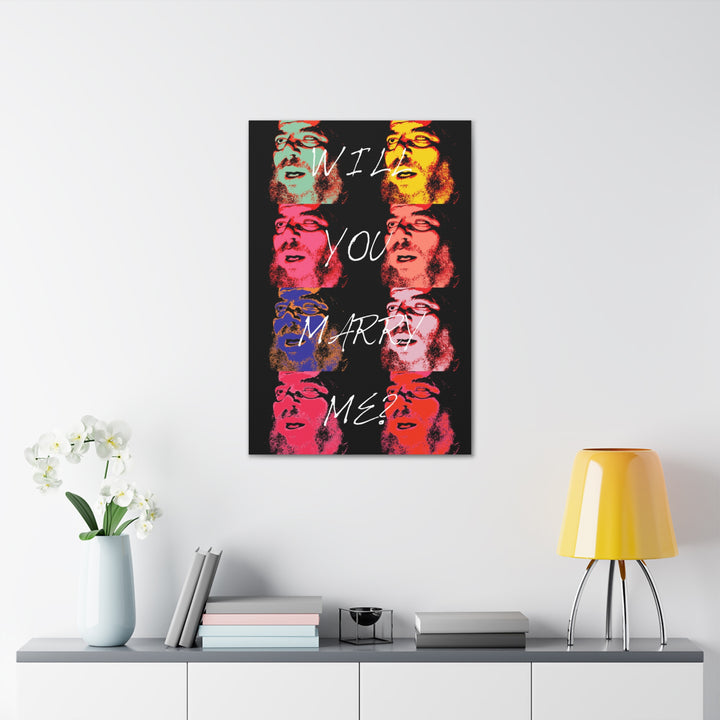 "Will You Marry Me?" Gallery Wrapped Canvas