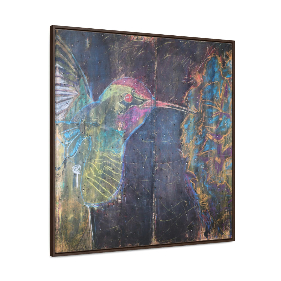 "Hummingbird #5" Gallery Wrapped/Framed Canvas (MFG by Printify)