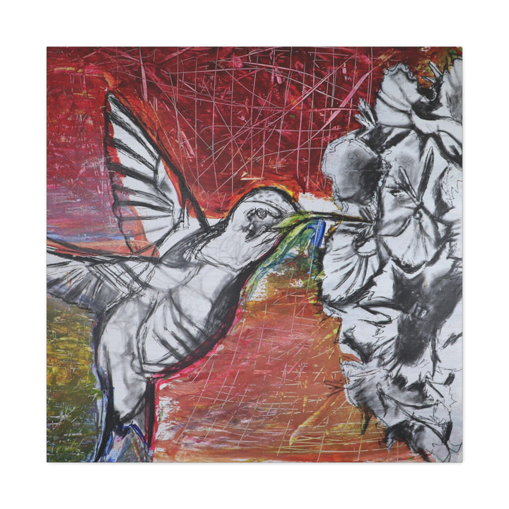 "Hummingbird #1" - Gallery Wrapped Canvas (MFG by Printify)