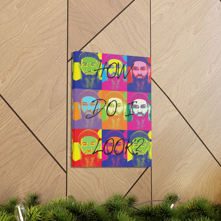 "How Do I Look" Gallery Wrapped Canvas