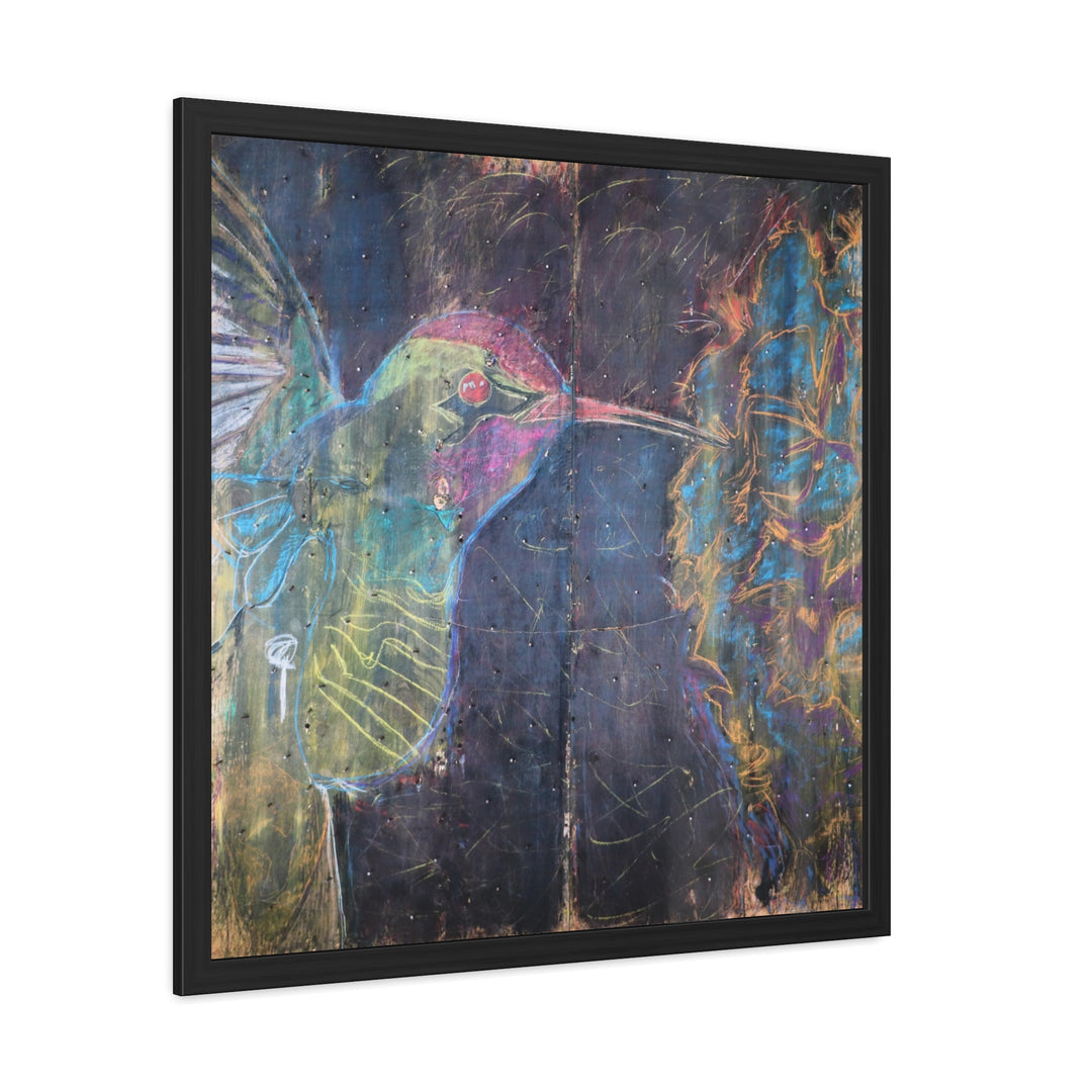 "Hummingbird #5" - Framed Poster (Unmatted)