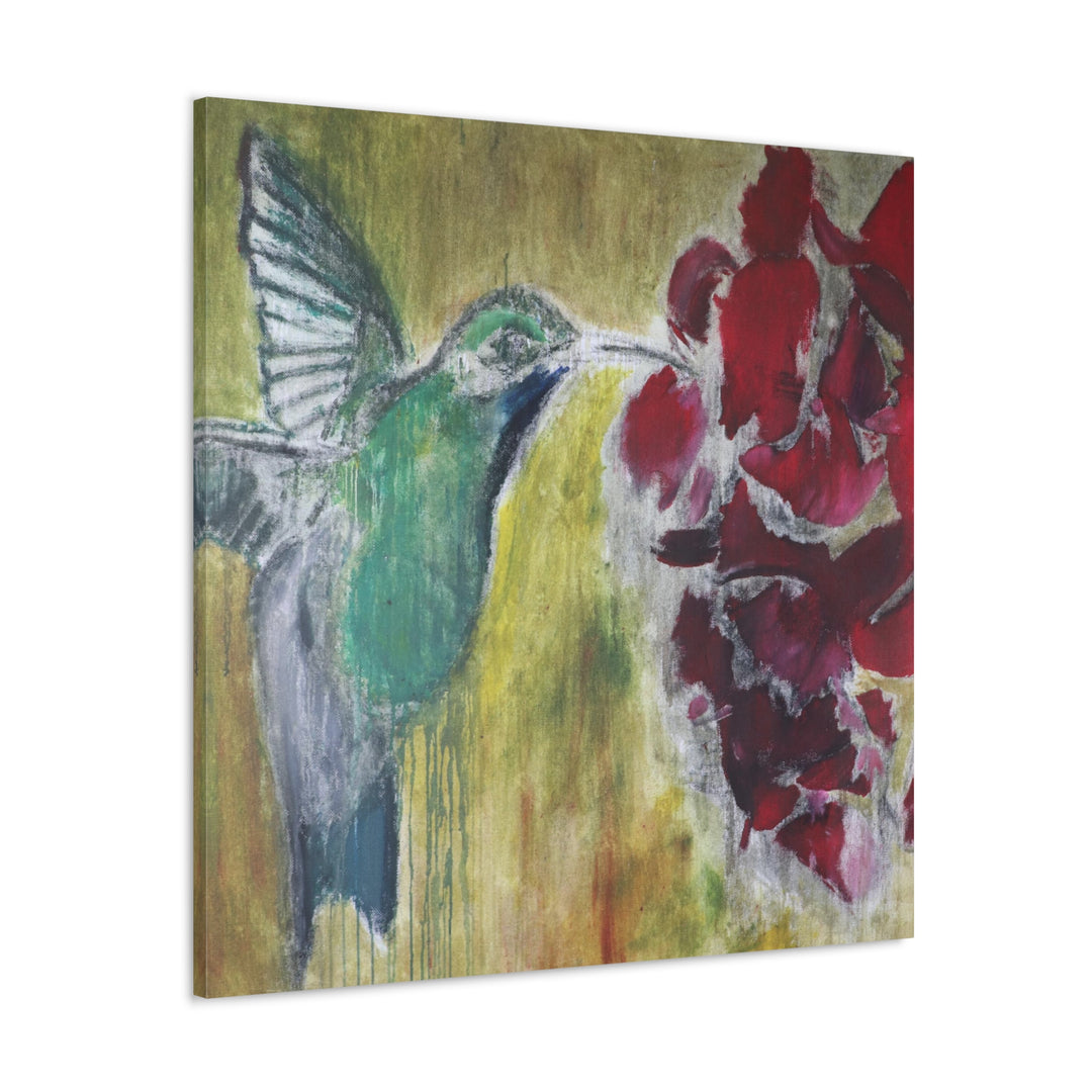 "Hummingbird #2" - Gallery Wrapped Canvas (MFG by Printify)