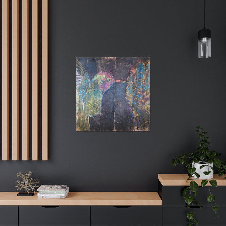 "Hummingbird #5" - Gallery Wrapped Canvas (MFG by Printify)