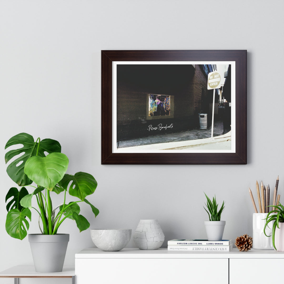 "Hummingbird #5 Water Ave & SE Hawthorne, Portland" - Framed Print