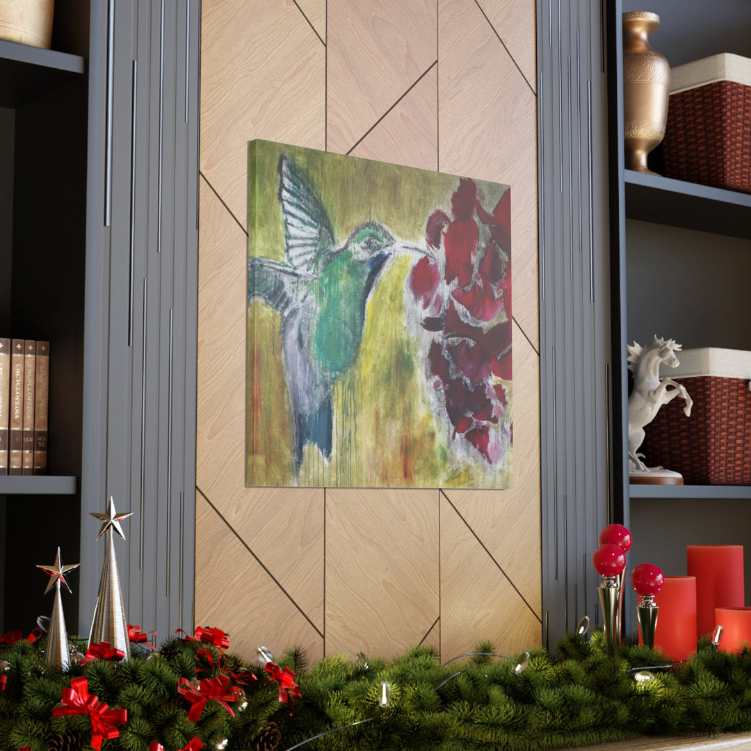 "Hummingbird #2" - Gallery Wrapped Canvas (MFG by Printify)