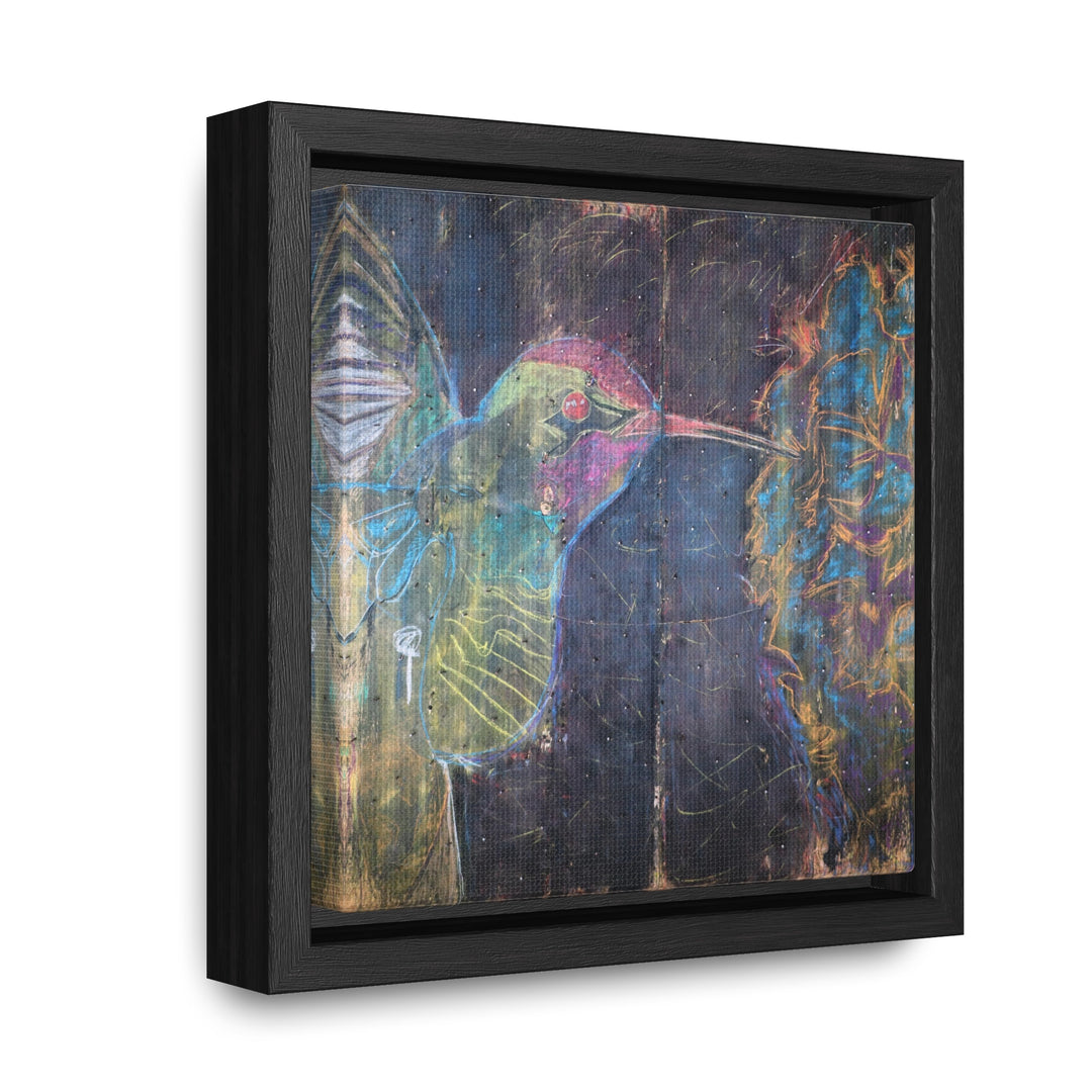 "Hummingbird #5" Gallery Wrapped/Framed Canvas (MFG by Printify)