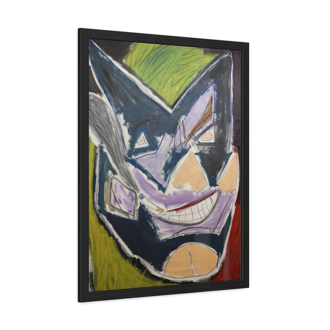 "Joker Batman" Framed Poster (MFG by Printify)