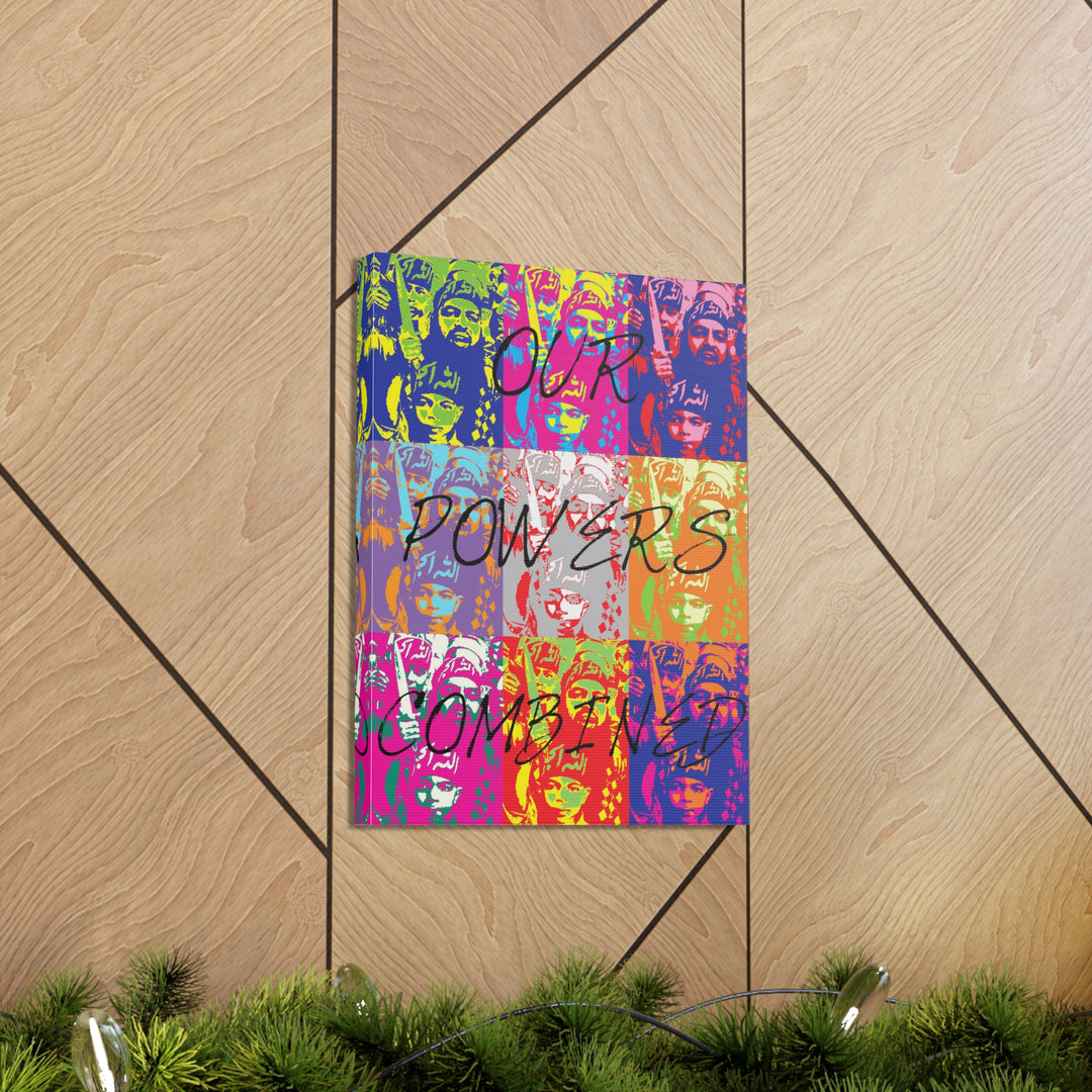 "Our Powers Combined" Gallery Wrapped Canvas