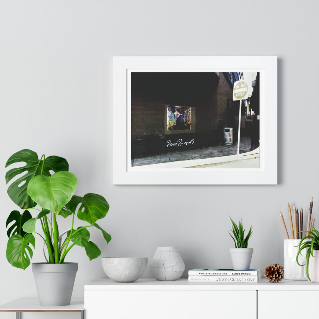 "Hummingbird #5 Water Ave & SE Hawthorne, Portland" - Framed Print