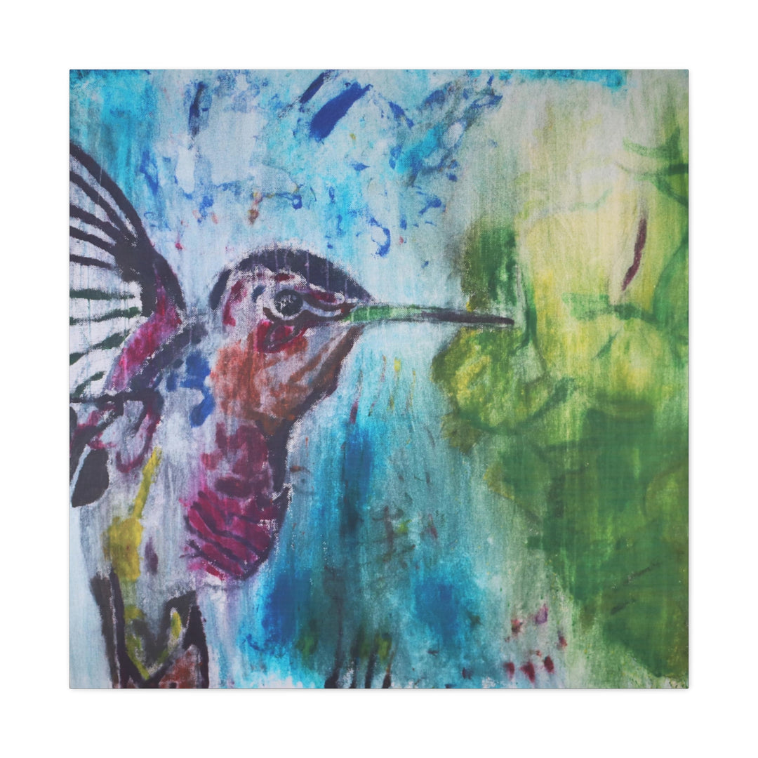 "Hummingbird #3" - Gallery Wrapped Canvas (MFG by Printify)