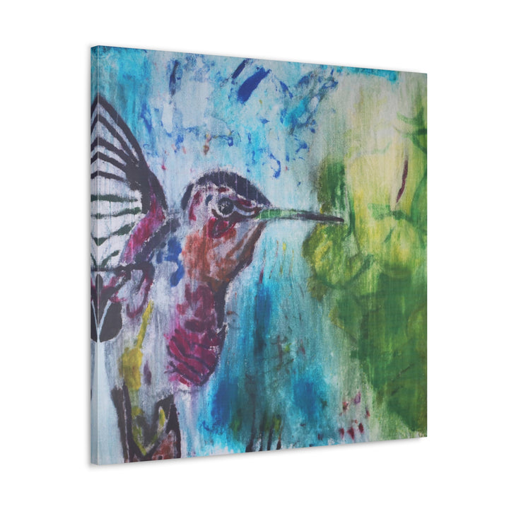 "Hummingbird #3" - Gallery Wrapped Canvas (MFG by Printify)